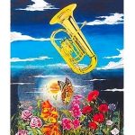 Mix of Flowers with Tuba