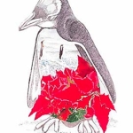 Poinsettia and Penguin